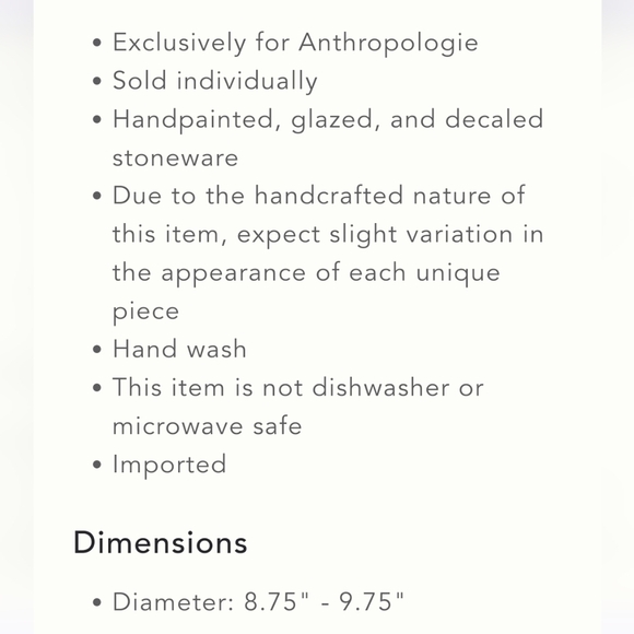 New Anthropologie Lou Rota 2 Dessert Plates LADY BUG - Picture 5 of 10